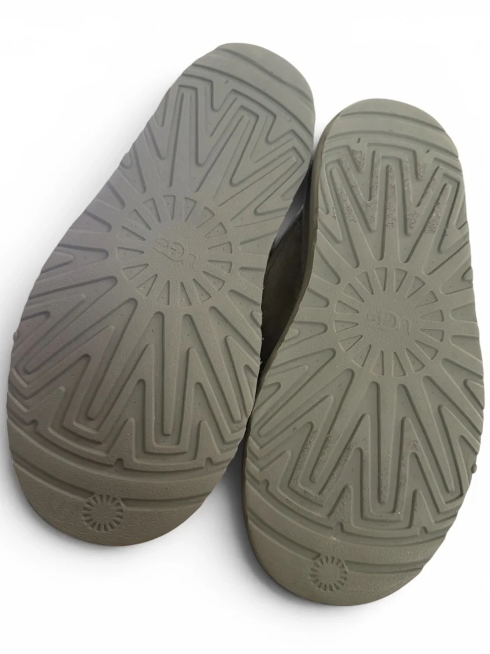 UGG Kids Tasman Alpine Slippers Gray Suede Tassel | Size 12 | EU 31 | Unisex